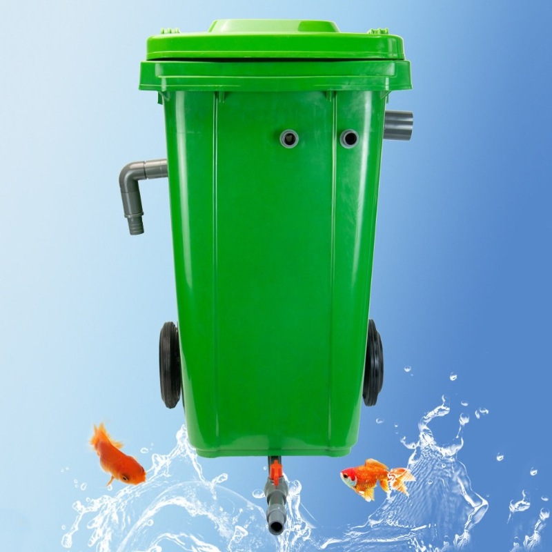 Aquarium Fish Waste Collector - Fish Pond Filter Large Capacity Sedimentation