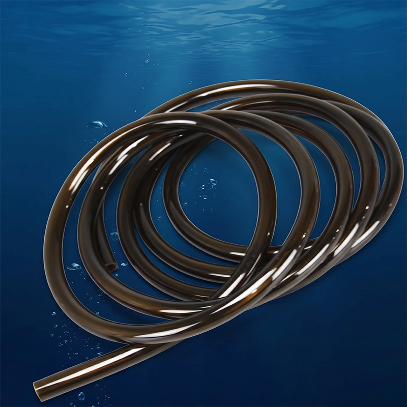 Aquarium Fish Waste Collector - Multiple Sizes 8-19mm Transparent Brown Flexible