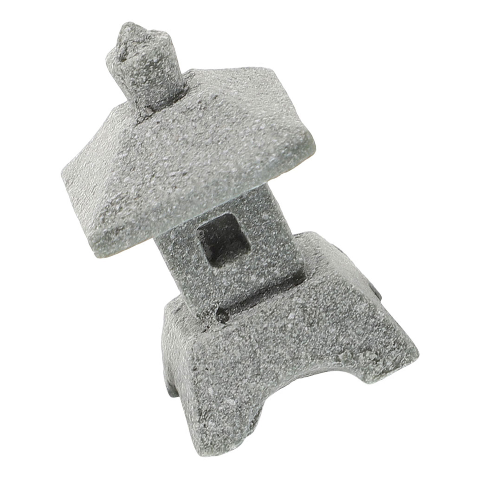 Aquarium Fish Japanese - Japanese Pagoda Lantern Stone Sculpture Miniature