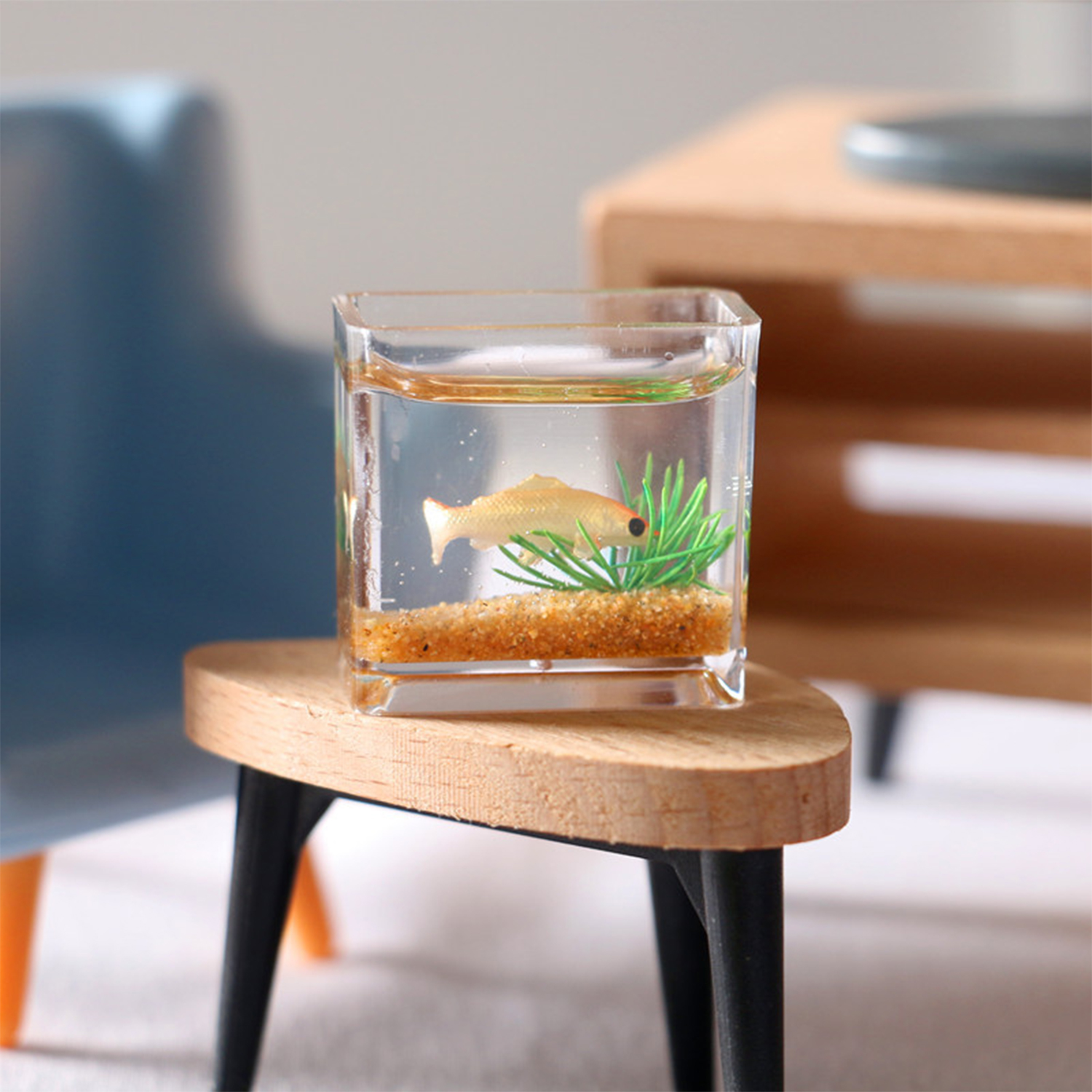 Aquarium Fish Cave - Dollhouse Miniature Glass Fish Tank Ornaments