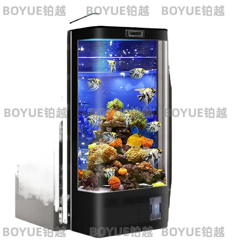 Aquarium Fish Live - Large Vertical Glass Fish Tank Intelligent