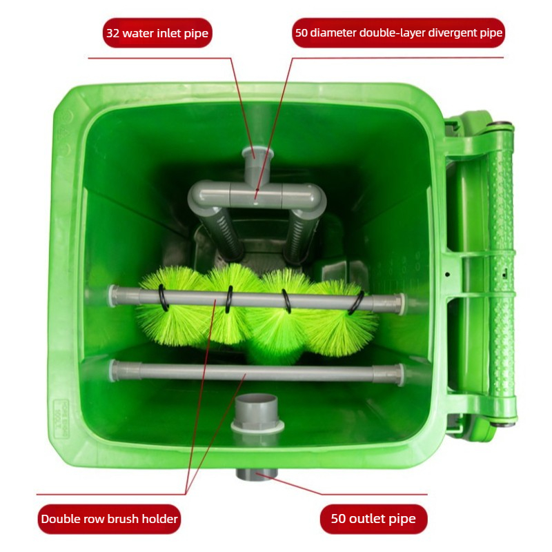 Fish Pond Filter Large Capacit - огляд і ціна Aquarium Fish Waste Collector