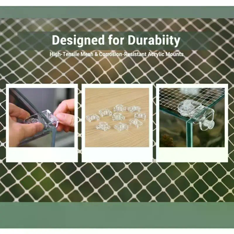 Anti Jumping Fish Net 1Pcs Aqu - огляд і ціна Aquarium Fish Jump Guard