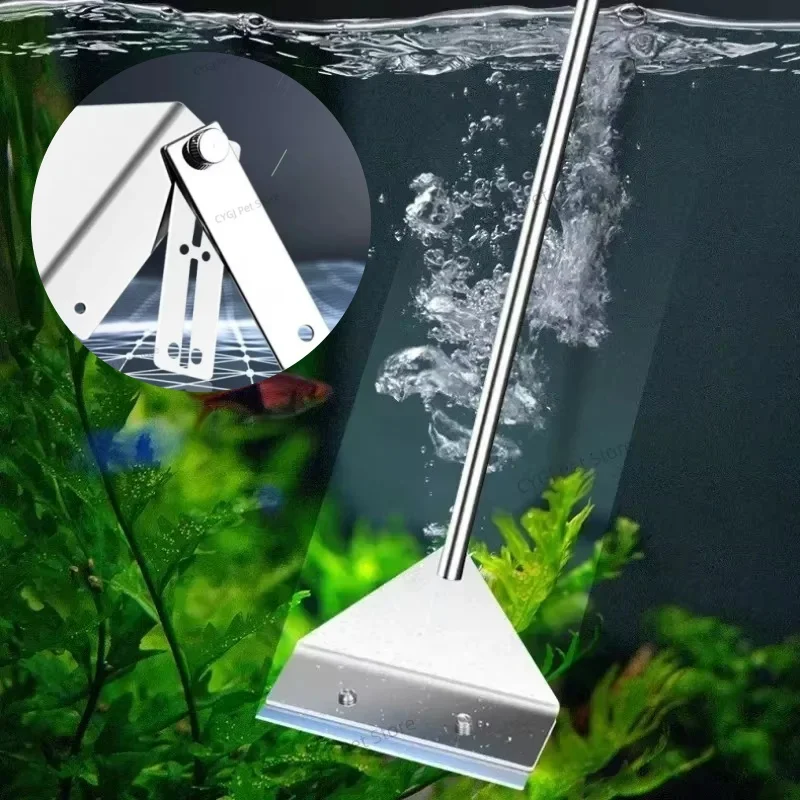 Fish Tank Cleaning Tool Flat S - огляд і ціна Aquarium Fish Waste Collector