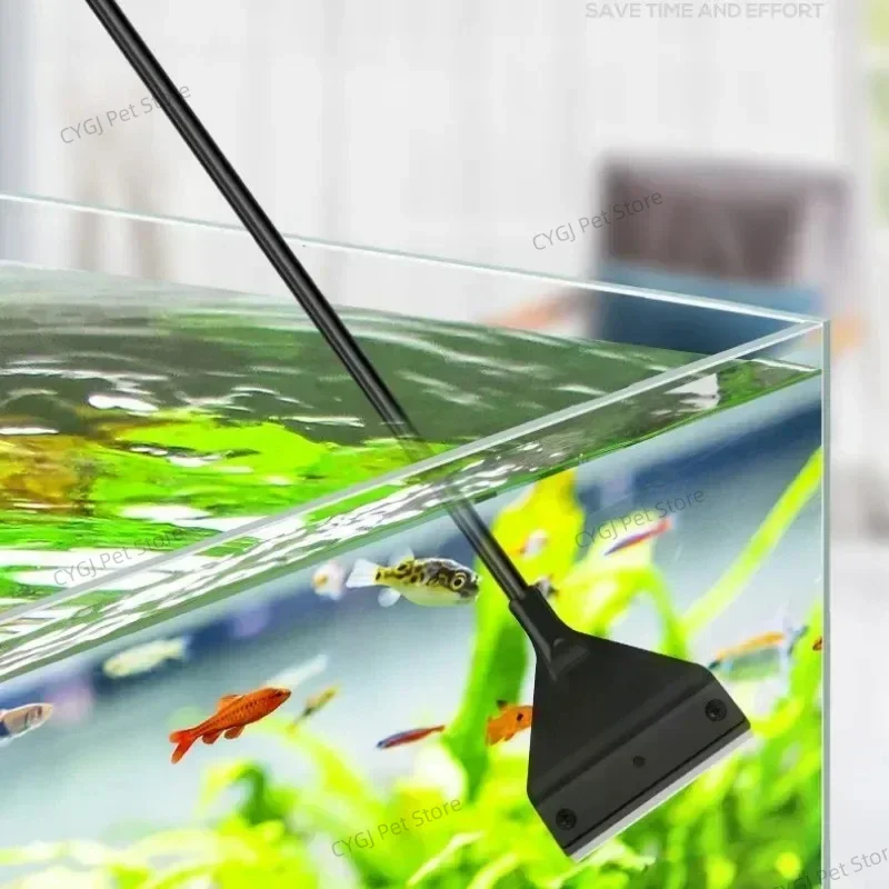 Fish Tank Cleaning Tool Flat S - огляд і ціна Aquarium Fish Waste Collector