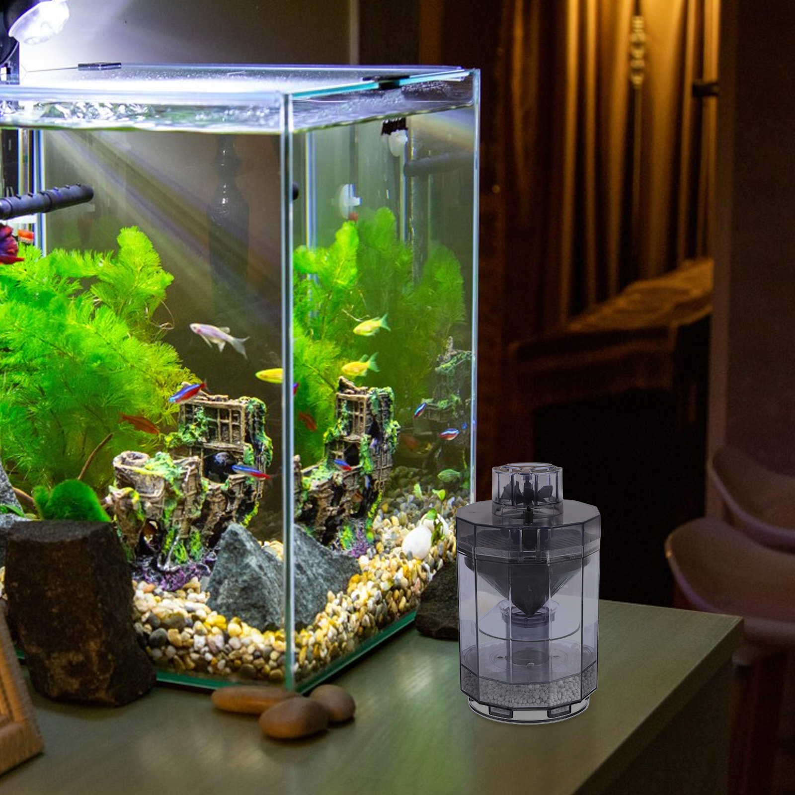 Aquarium Filter Automatic Clea - огляд і ціна Aquarium Fish Waste Collector