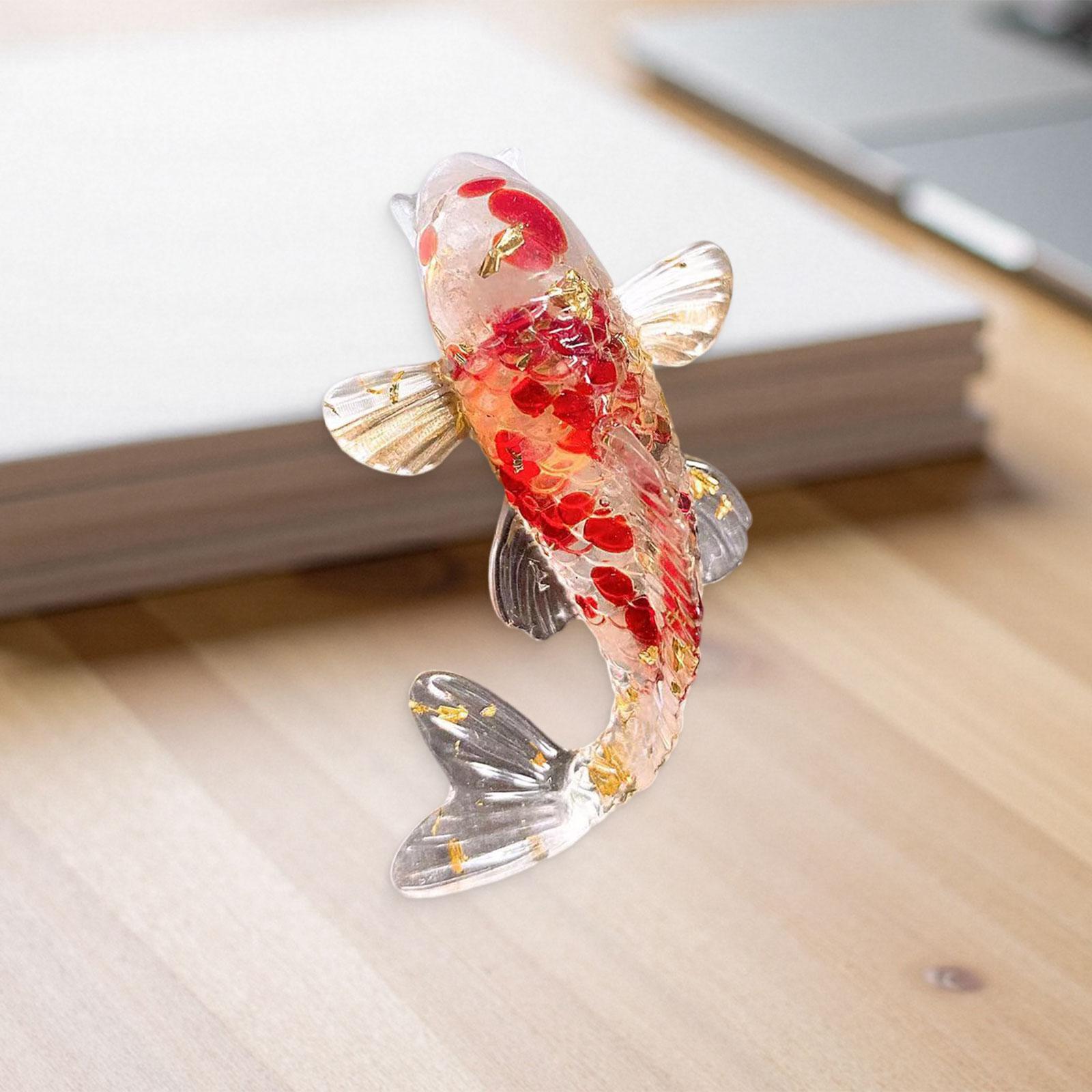 Realistic Koi Fish Sculpture R - огляд і ціна Aquarium Fish Japanese