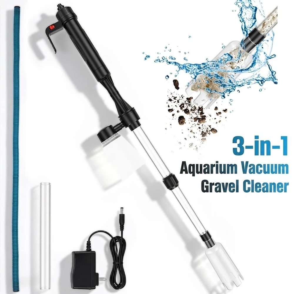 Aquarium Vacuum Gravel Cleaner - огляд і ціна Aquarium Fish Waste Collector