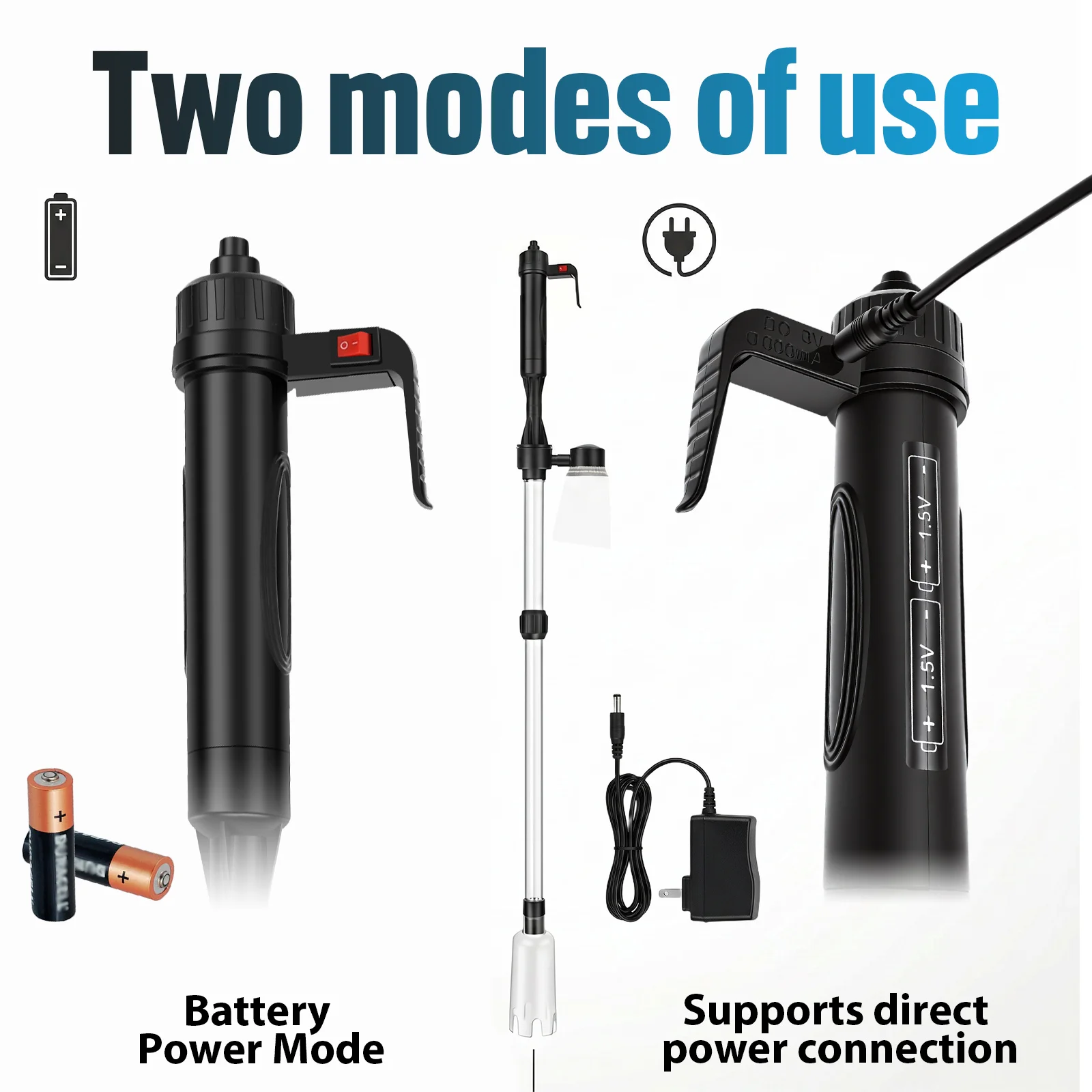 Aquarium Vacuum Gravel Cleaner - огляд і ціна Aquarium Fish Waste Collector