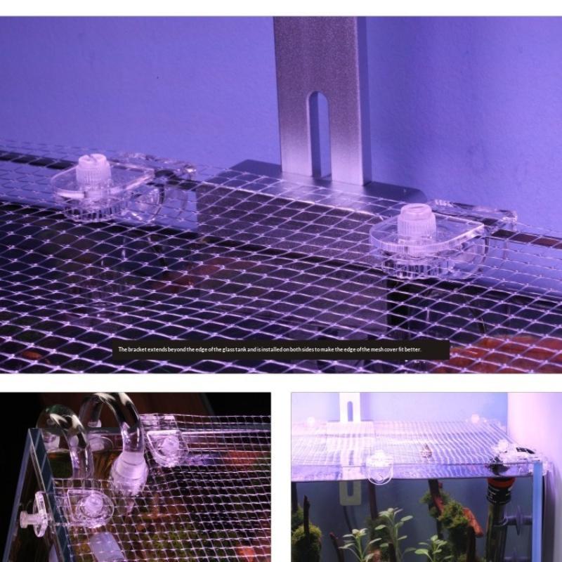 1Pcs Fish Tank Net Anti Jumpin - огляд і ціна Aquarium Fish Jump Guard