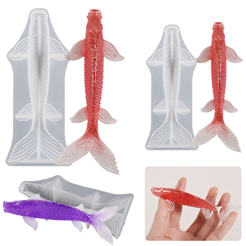 3D Koi Fish Shaped Epoxy Resin - огляд і ціна Fish Aquarium Home