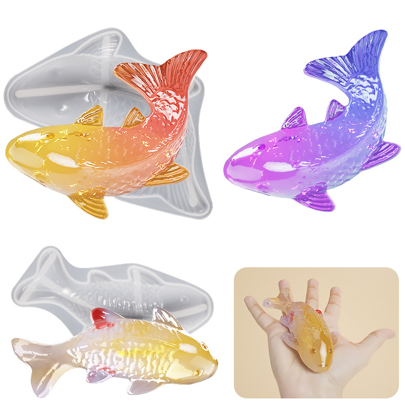 3D Koi Fish Shaped Epoxy Resin - огляд і ціна Fish Aquarium Home
