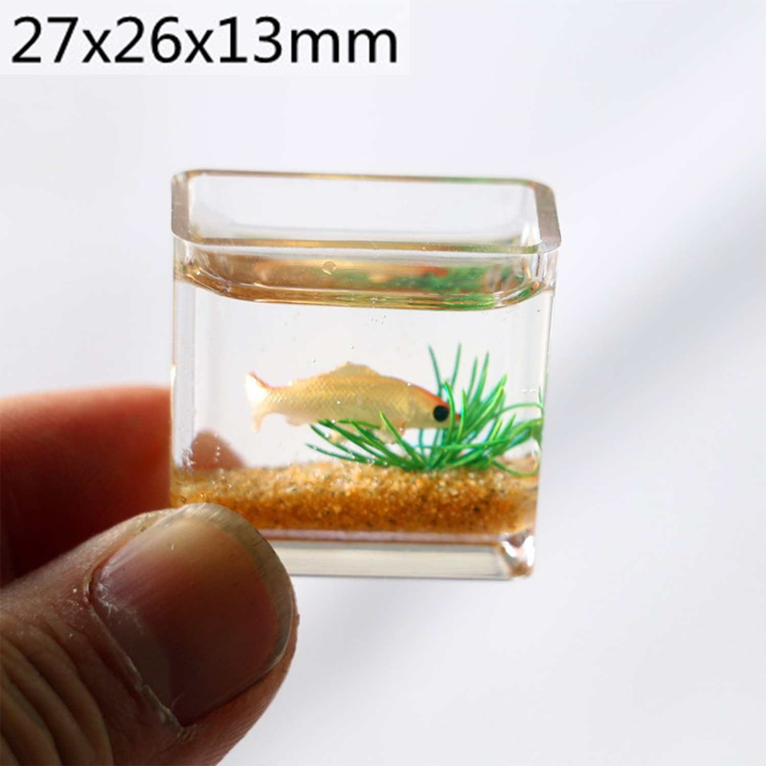 Dollhouse Miniature Glass Fish - огляд і ціна Aquarium Fish Cave