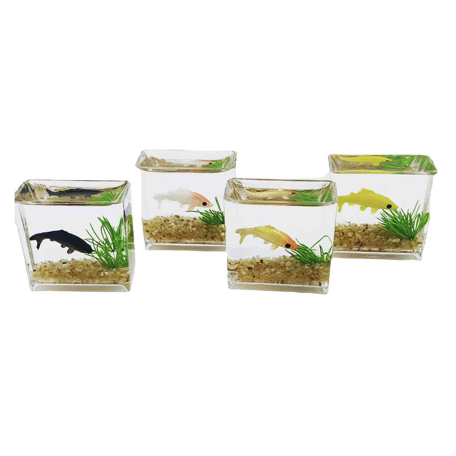 Dollhouse Miniature Glass Fish - огляд і ціна Aquarium Fish Cave