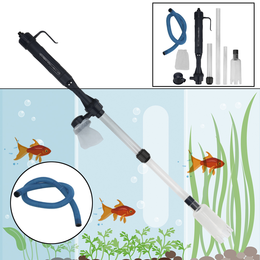 Electric Water Change Pump Gra - огляд і ціна Aquarium Fish Waste Collector
