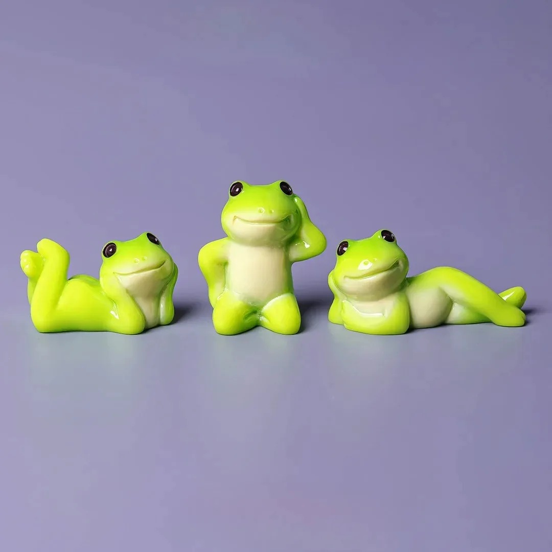 6pcs Cartoon Mini Funny Frog F - огляд і ціна Aquarium Fish Live