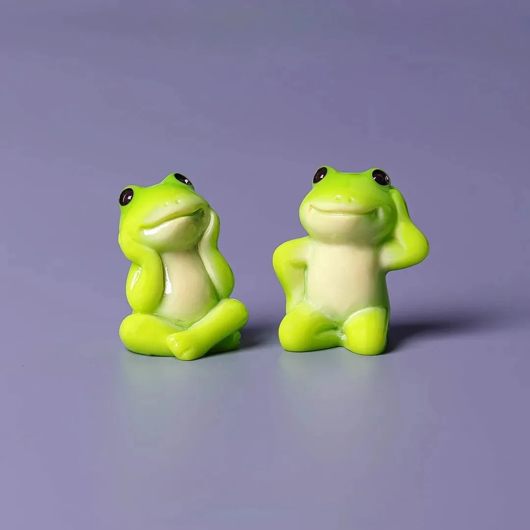 6pcs Cartoon Mini Funny Frog F - огляд і ціна Aquarium Fish Live