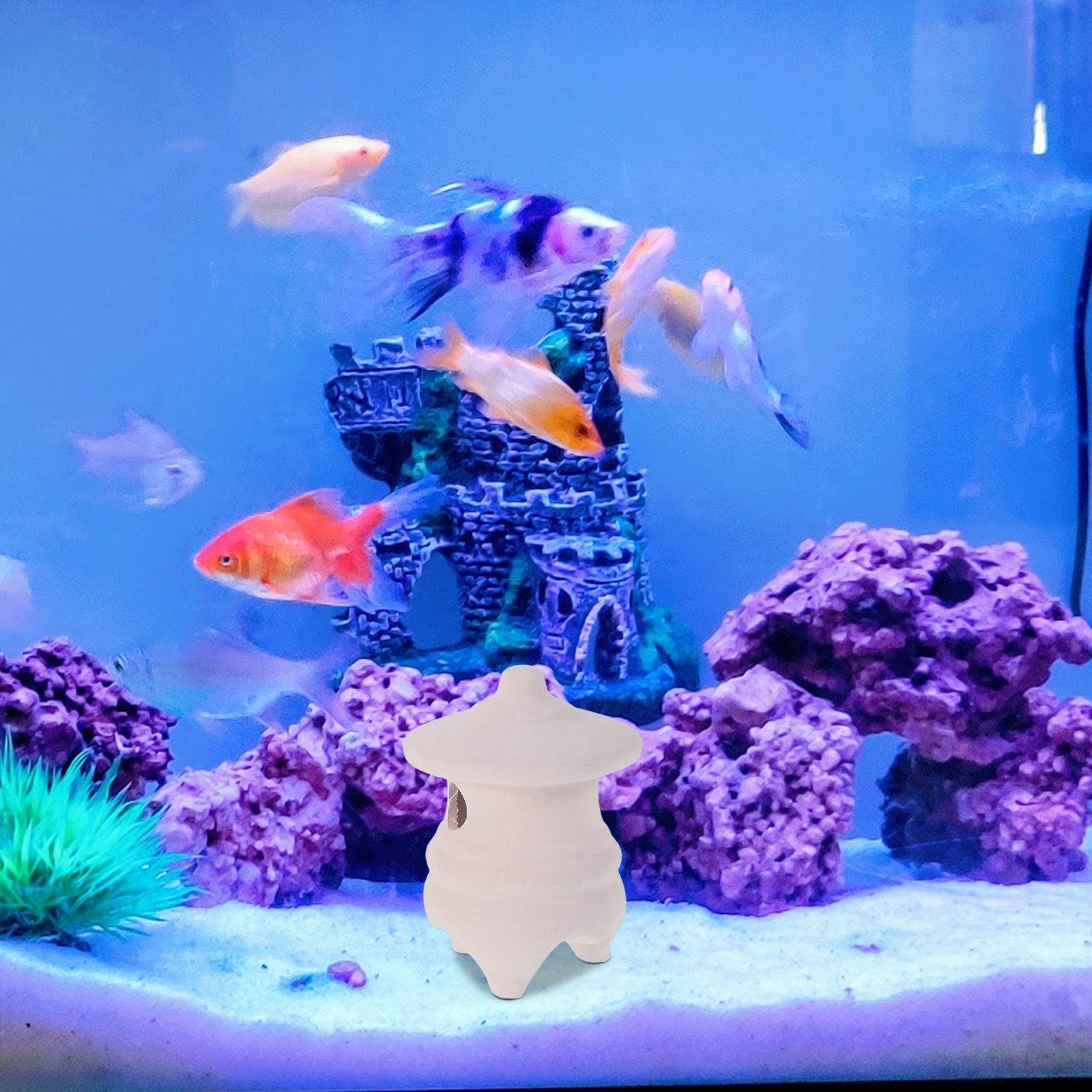 2Pcs Ceramic Fish Tank Decor F - огляд і ціна Aquarium Fish Japanese