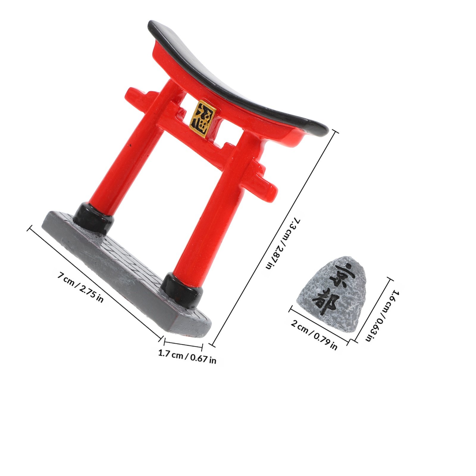 Japanese Miniature Torii Gate  - огляд і ціна Aquarium Fish Japanese