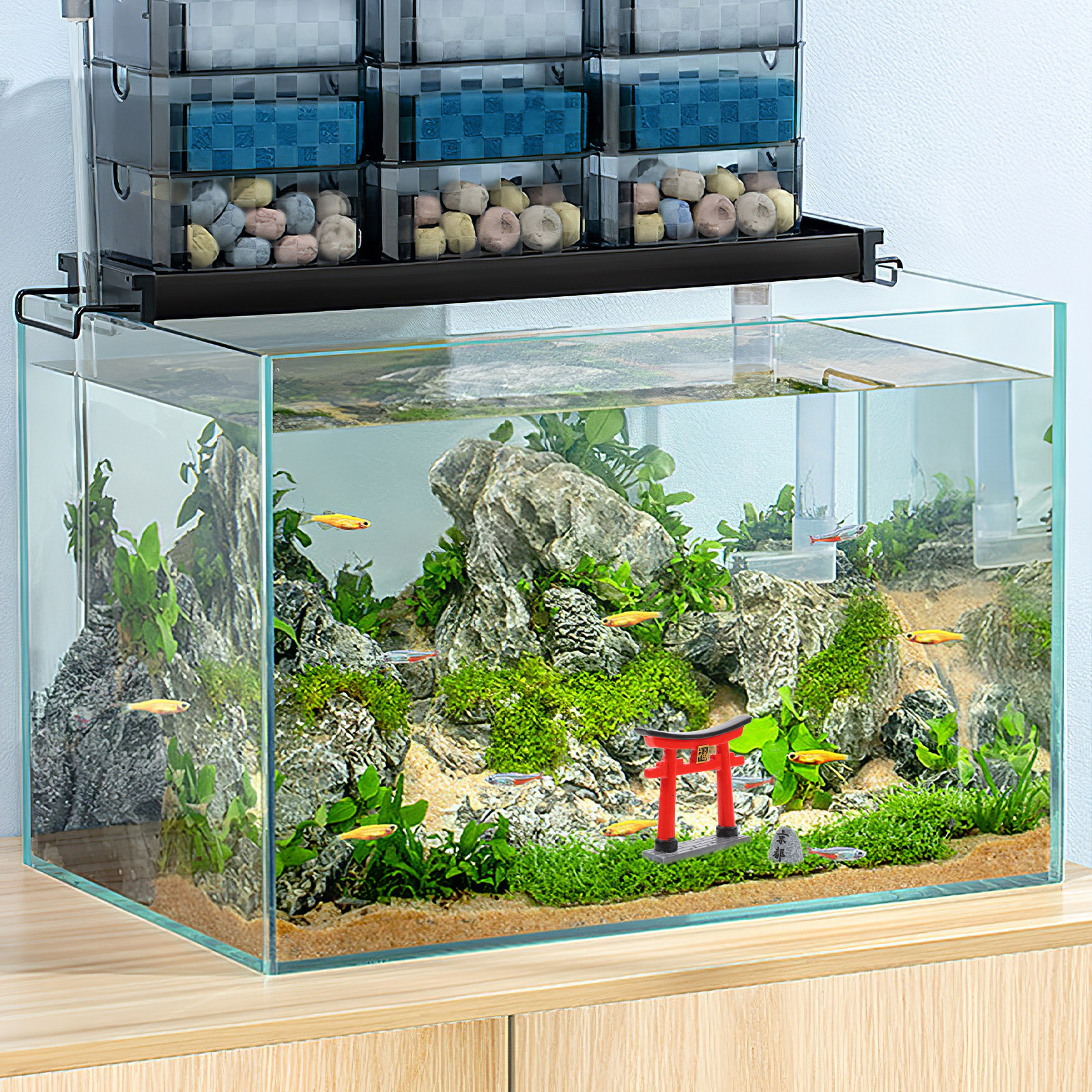 Japanese Miniature Torii Gate  - огляд і ціна Aquarium Fish Japanese