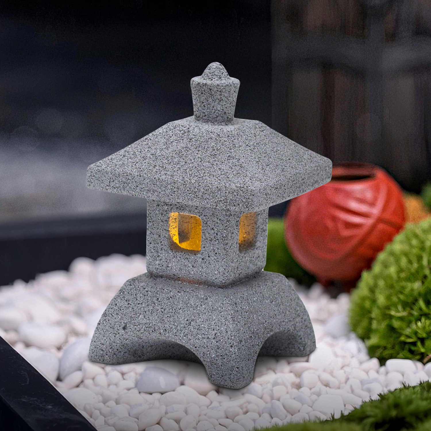 Japanese Lantern Pagoda Statue - огляд і ціна Aquarium Fish Japanese