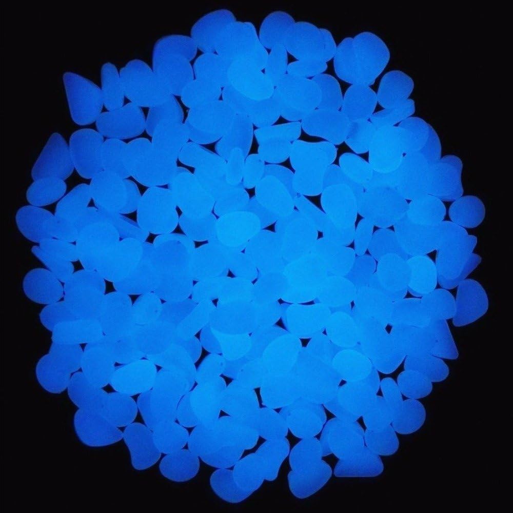 Fish Tank Rocks Glow Blue Pebb - огляд і ціна Fish Aquarium Home
