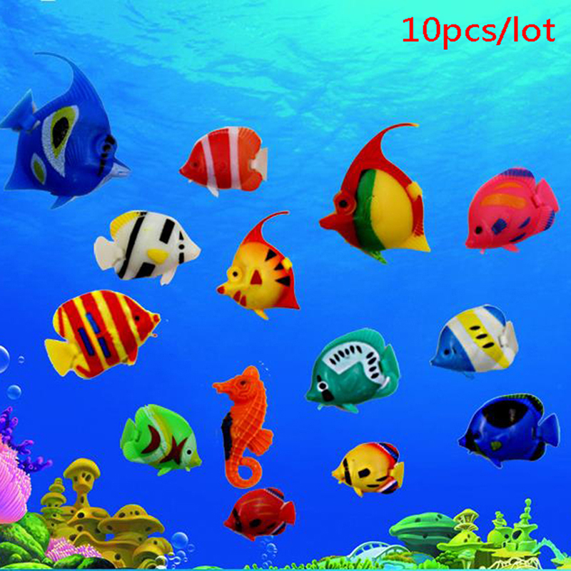 【D】10pcs Aquarium Fish Tank Ar - огляд і ціна Aquarium Fish Artificial