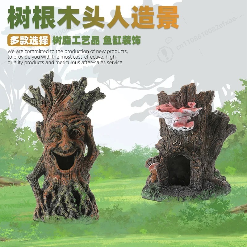 Resin Aquarium Decoration Tree - огляд і ціна Aquarium Fish Cave
