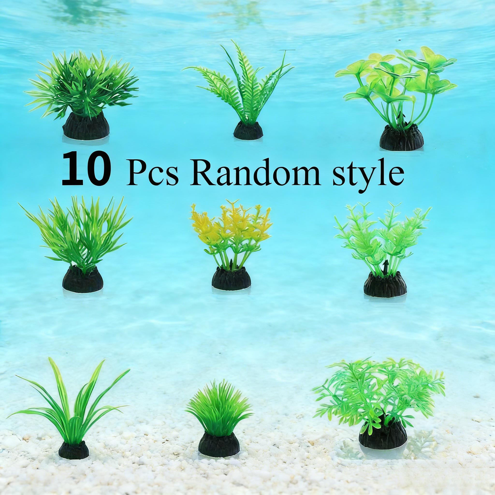 10Pcs Green Artificial Aquariu - огляд і ціна Aquarium Fish Artificial
