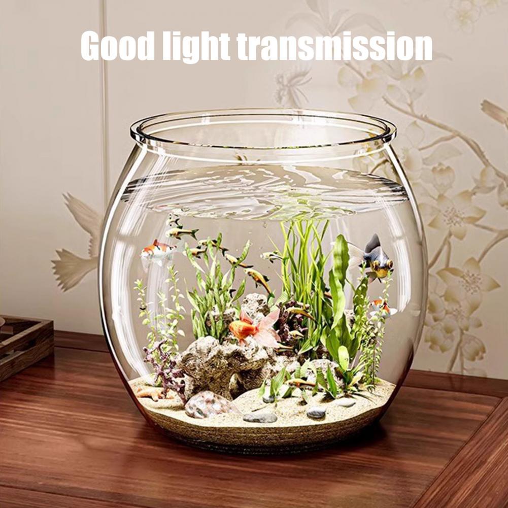 Clear Plastic round Fish Bowl  - огляд і ціна Aquarium Fish Live