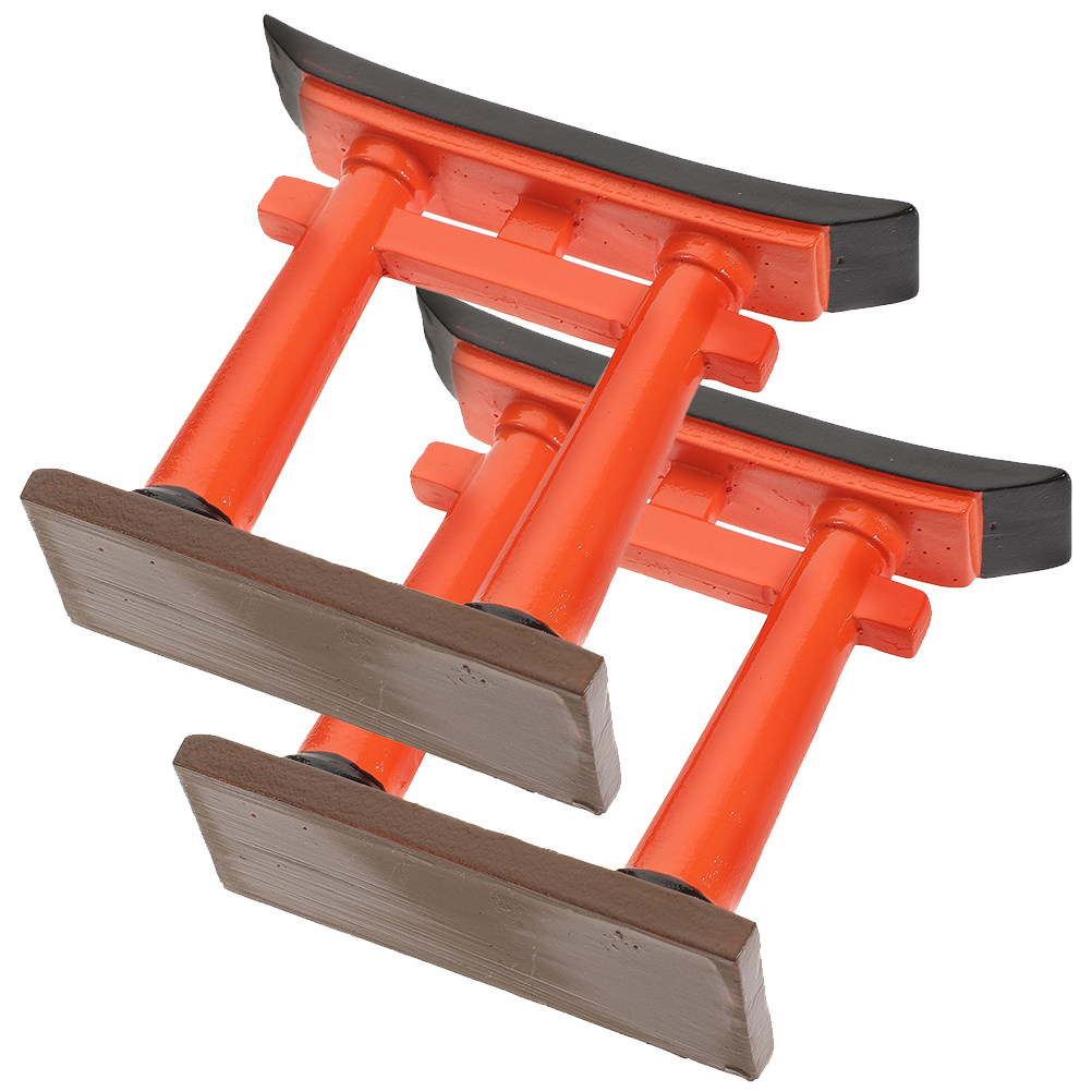 2Pcs Mini Japanese Torii Gate  - огляд і ціна Aquarium Fish Japanese