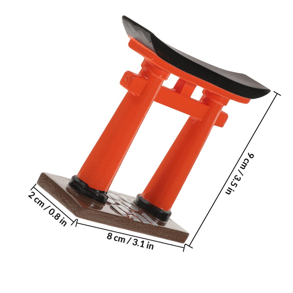 2Pcs Mini Japanese Torii Gate  - огляд і ціна Aquarium Fish Japanese
