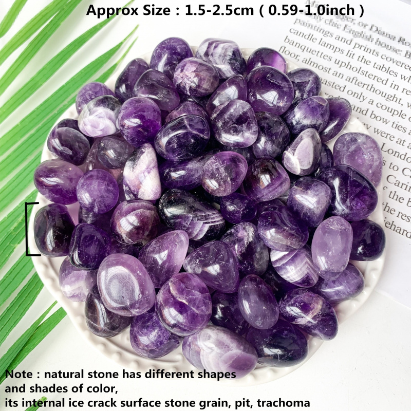 Natural Amethyst Raw Stone Pol - огляд і ціна Fish Aquarium Home