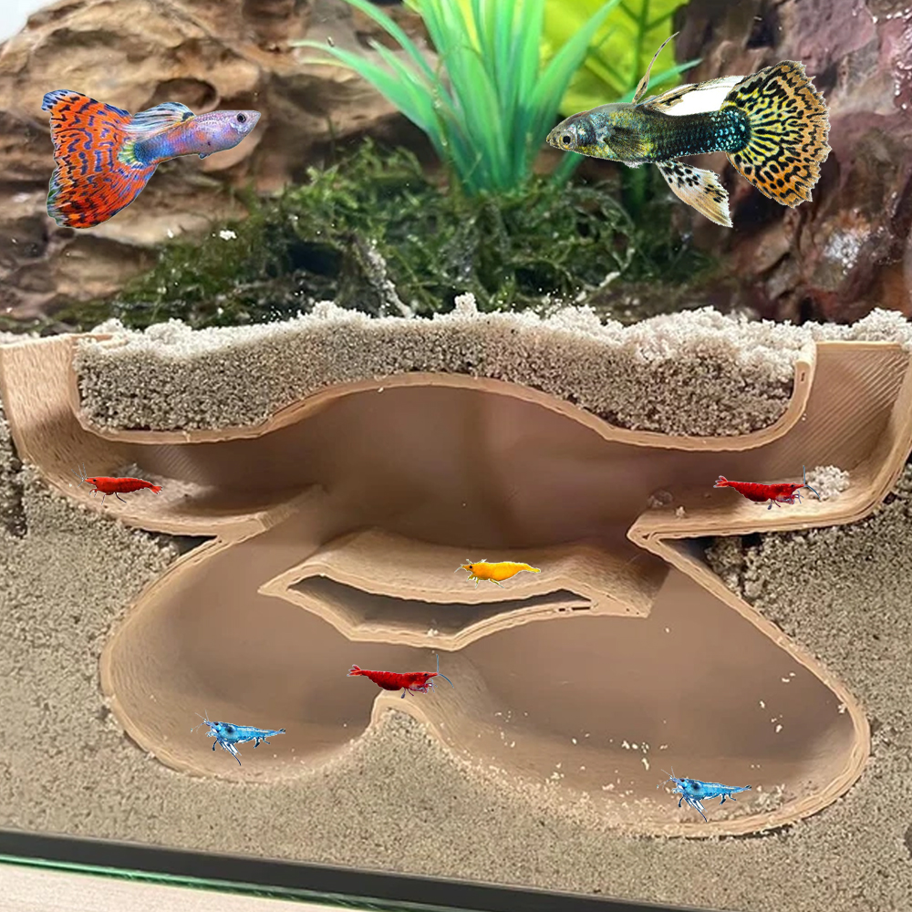 Crab-shaped Hide Maze Aquarium - огляд і ціна Aquarium Fish Zone