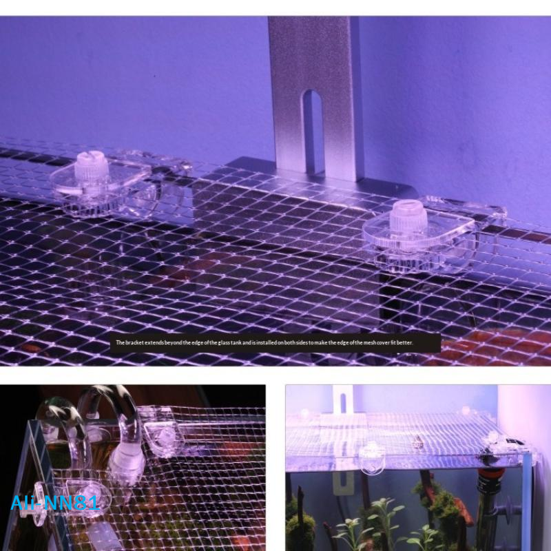 【N】1Pcs Fish Tank Net Anti Jum - огляд і ціна Aquarium Fish Jump Guard
