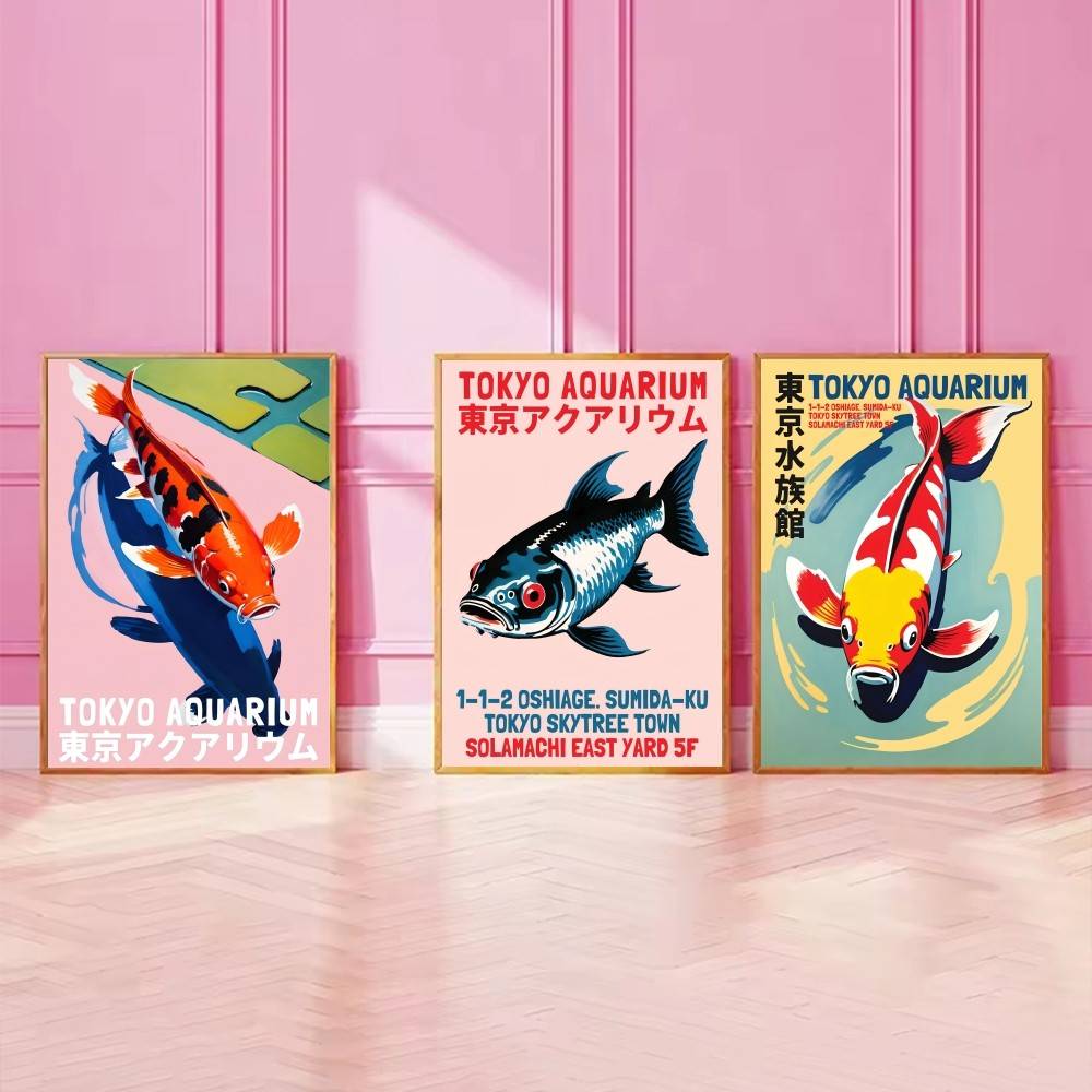 Tokyo Aquarium Koi Fish Paper  - огляд і ціна Aquarium Fish Japanese