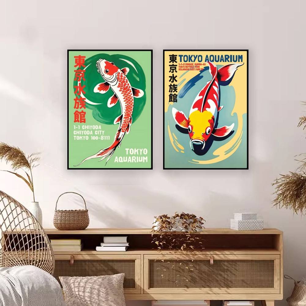Tokyo Aquarium Koi Fish Paper  - огляд і ціна Aquarium Fish Japanese