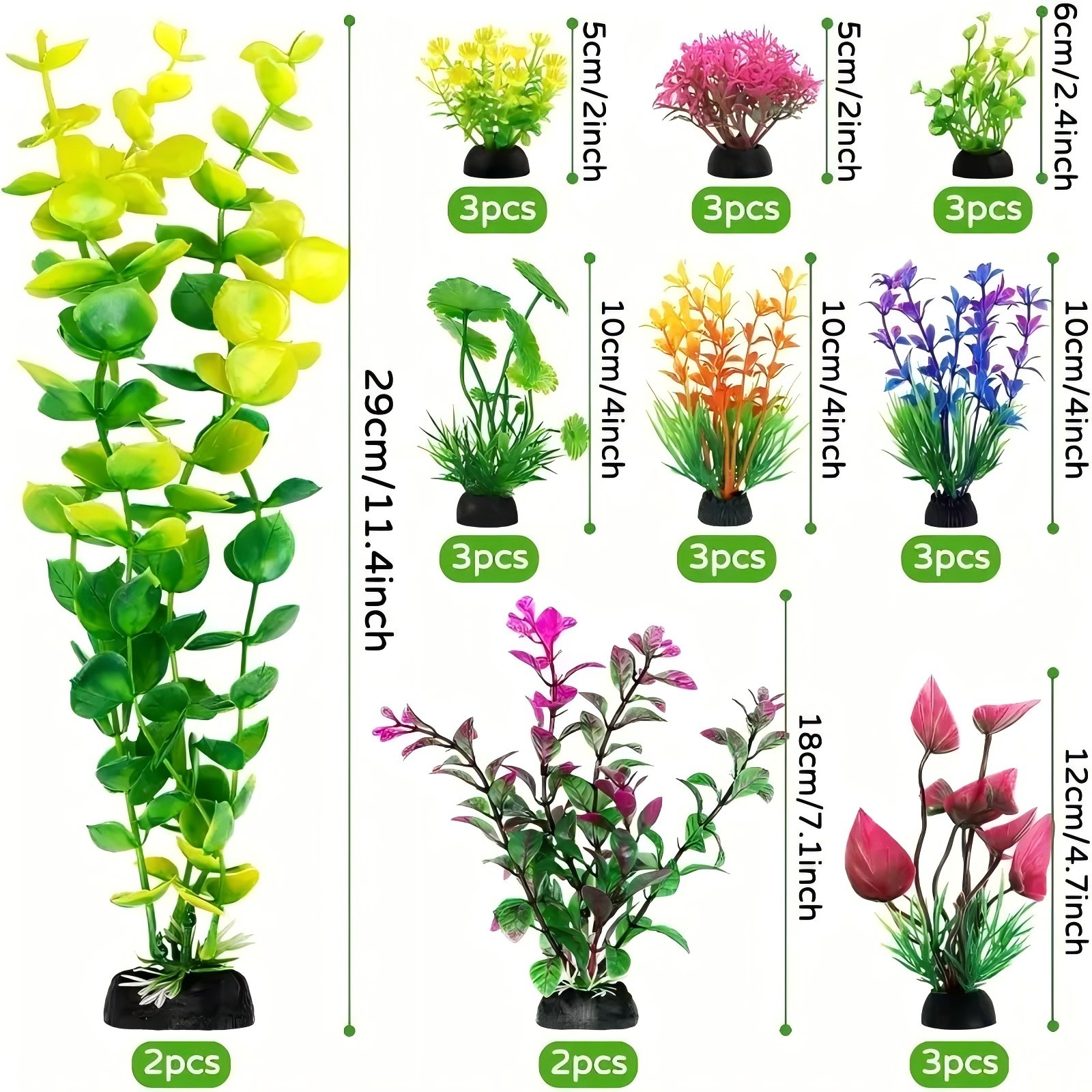 Aquarium Decor Set Artificial  - огляд і ціна Aquarium Fish Artificial