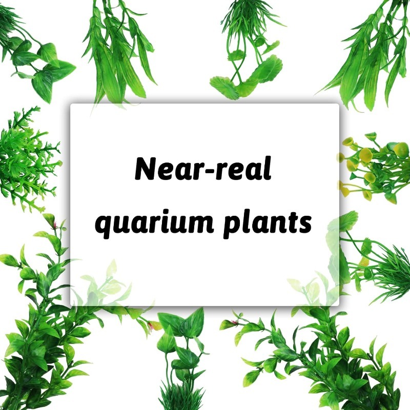 10/20Pcs Artificial Aquarium P - огляд і ціна Aquarium Fish Accessories