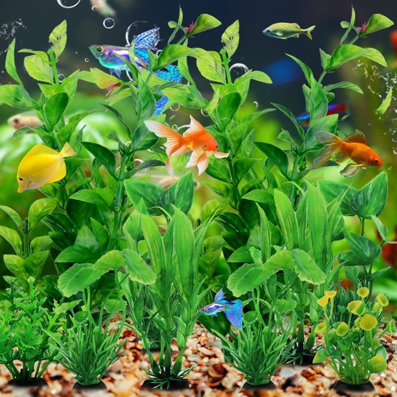 10/20Pcs Artificial Aquarium P - огляд і ціна Aquarium Fish Accessories