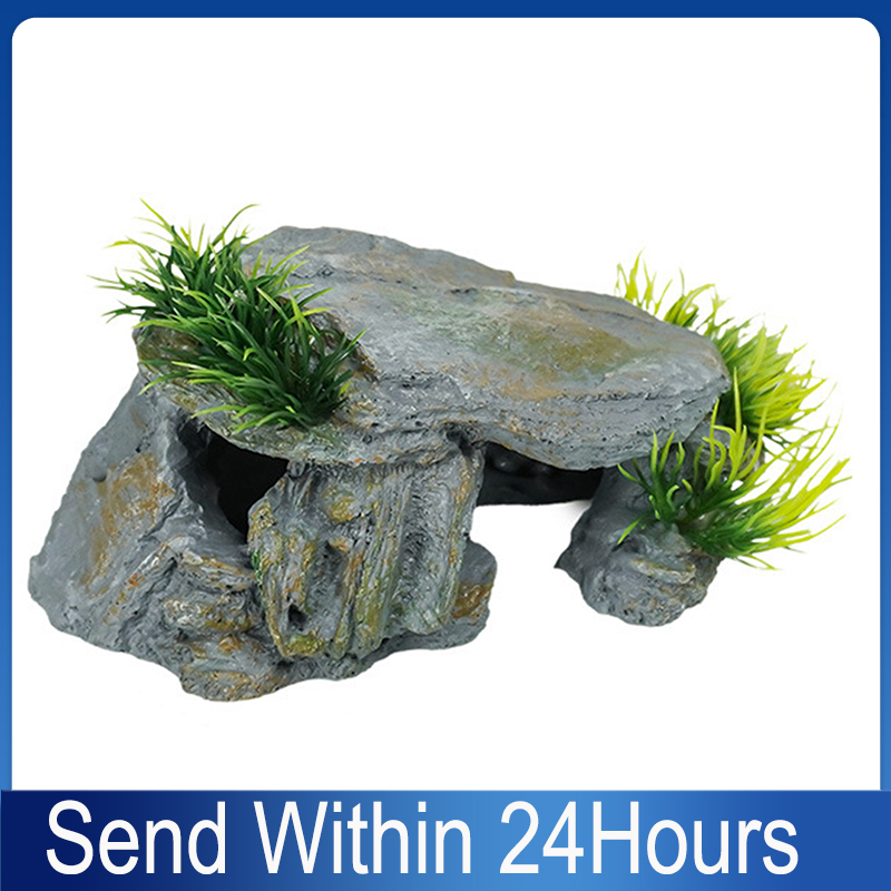 Reptile Rock Hide Cave Natural - огляд і ціна Aquarium Fish Cave