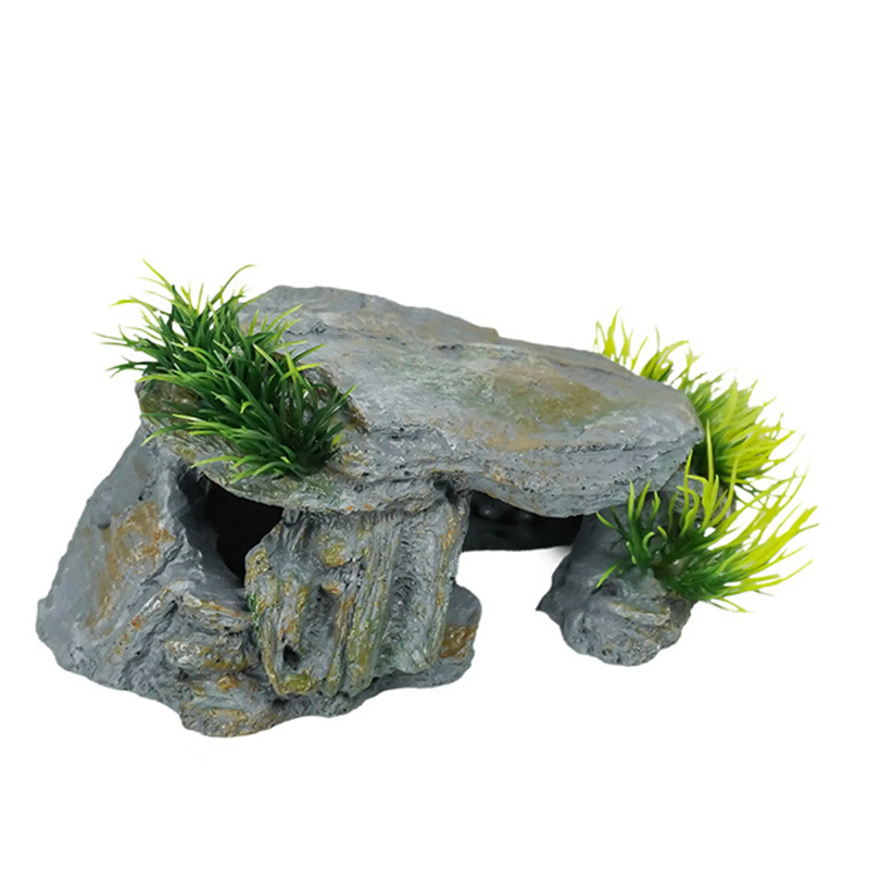 Reptile Rock Hide Cave Natural - огляд і ціна Aquarium Fish Cave