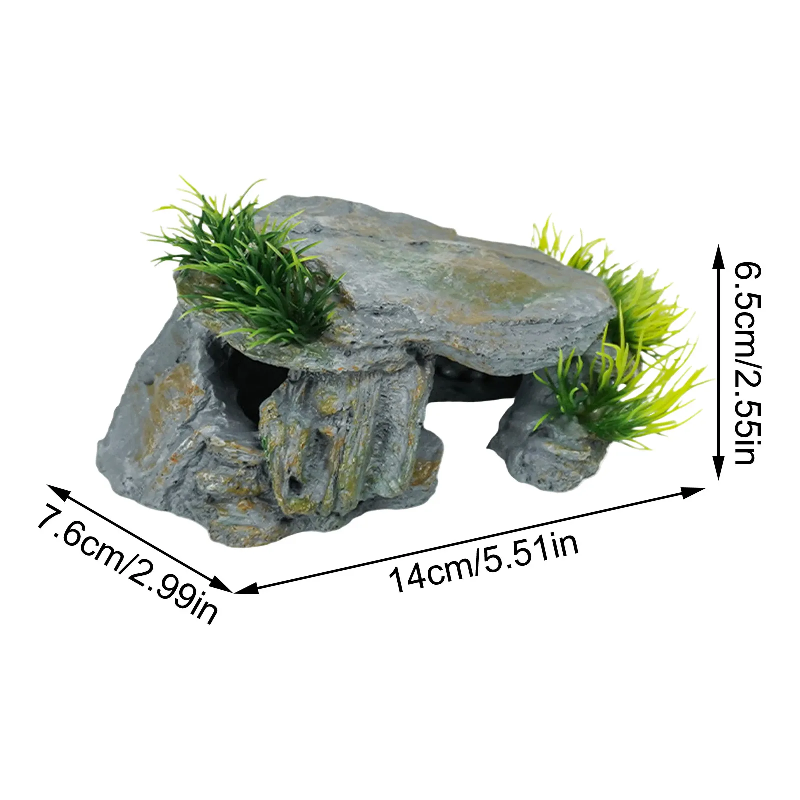 Reptile Rock Hide Cave Natural - огляд і ціна Aquarium Fish Cave