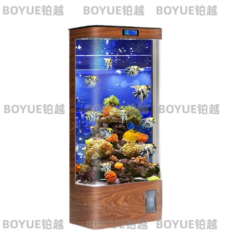 Large Vertical Glass Fish Tank - огляд і ціна Aquarium Fish Live