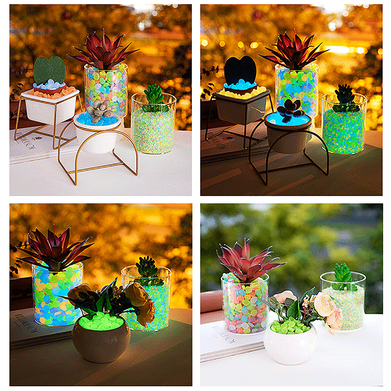 ● 100pcs Garden Decor Luminous - огляд і ціна Aquarium Fish Accessories