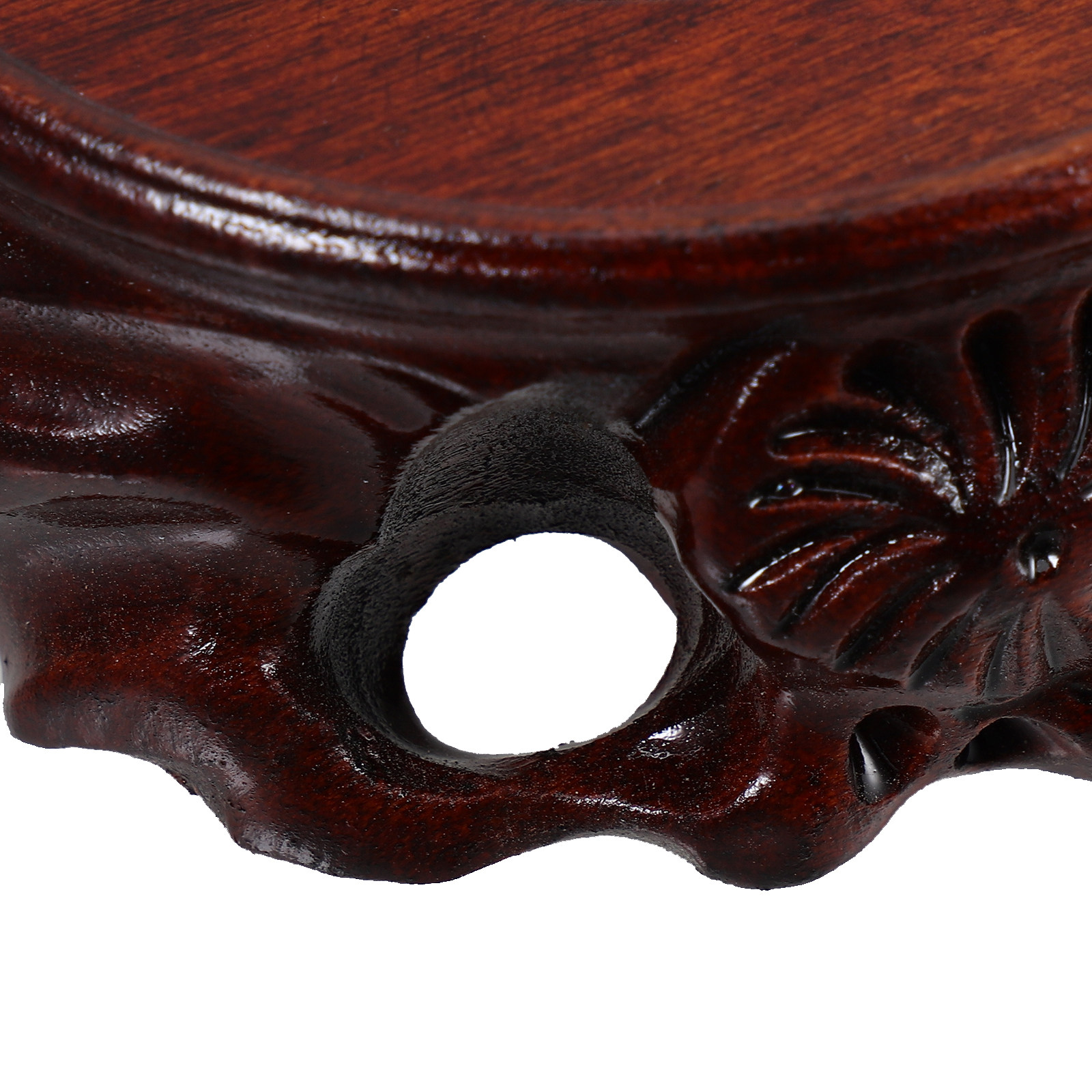 Round Wooden Plant Vase Base H - огляд і ціна Fish Aquarium Home